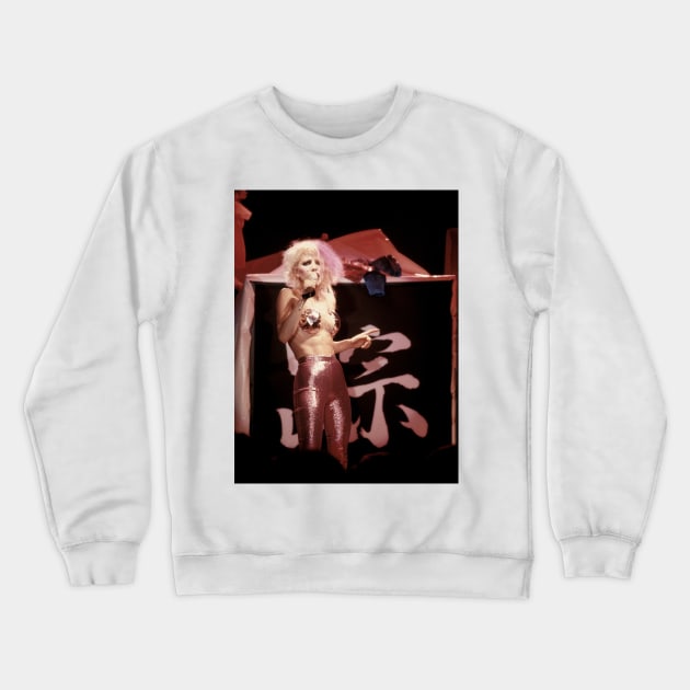 Dale Bozzio Photograph Crewneck Sweatshirt by Concert Photos